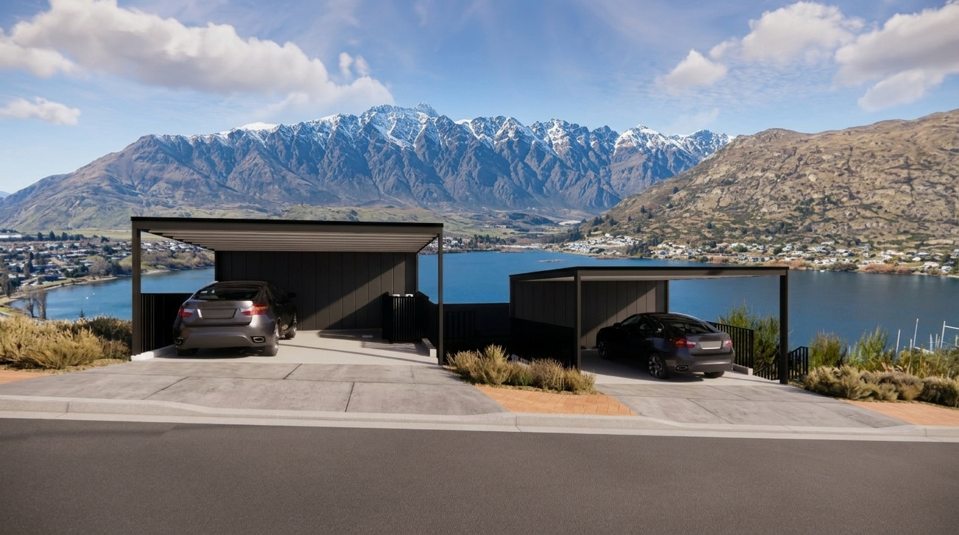 44 Angelo Drive site overlooking Lake Wakatipu and the Remarkables