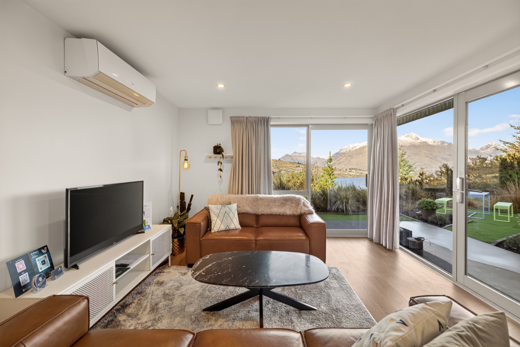 Completed living room at 55 Middleton Road