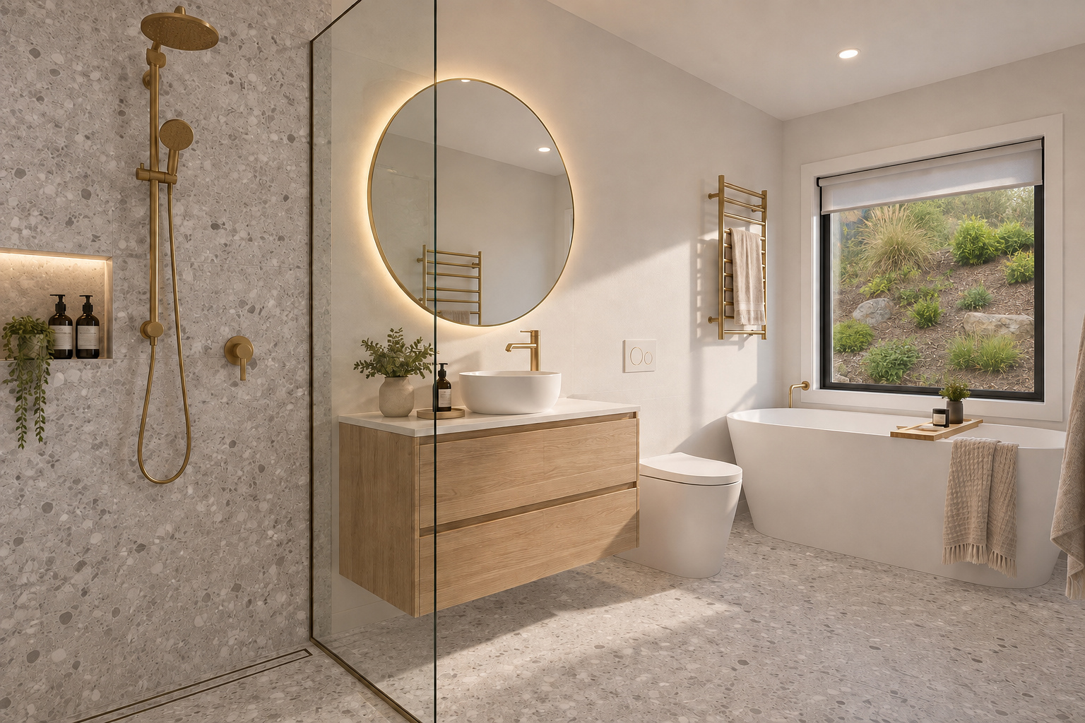 The Oak House bathroom